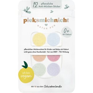 pieksmichnicht 12er Set Anti-Mücken-Stickern -...