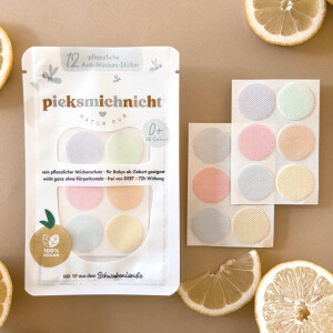 pieksmichnicht 12er Set Anti-Mücken-Stickern -...