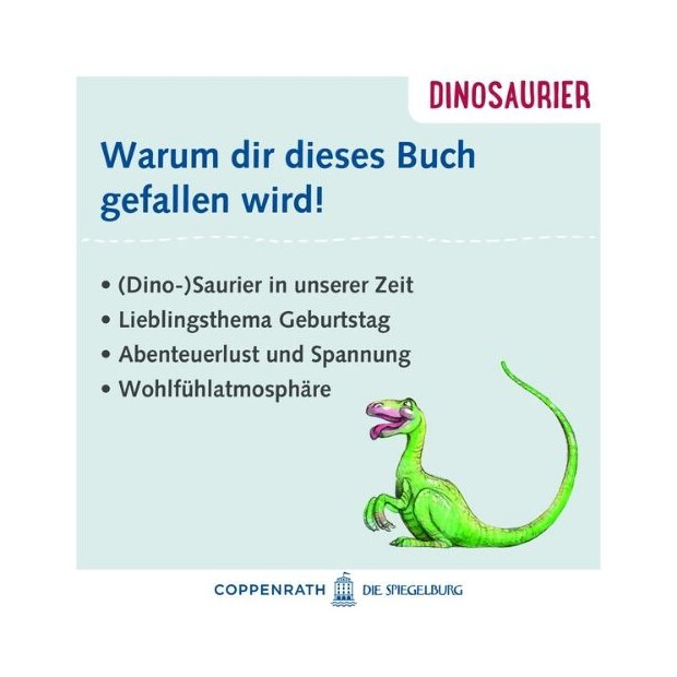 Coppenrath Kinderbuch - Dinosaurier auf Omas Geburtstag (Bd.5)