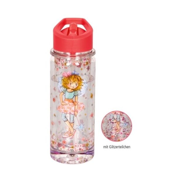 Die Spiegelburg Glitzer-Trinkflasche (ca. 0,3 l) - Prinzessin Lillifee