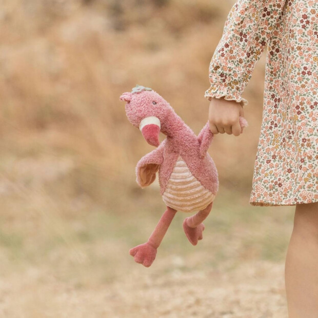 Little Dutch Kuscheltier Flamingo Flora Rosa - Safari Friends 35 cm