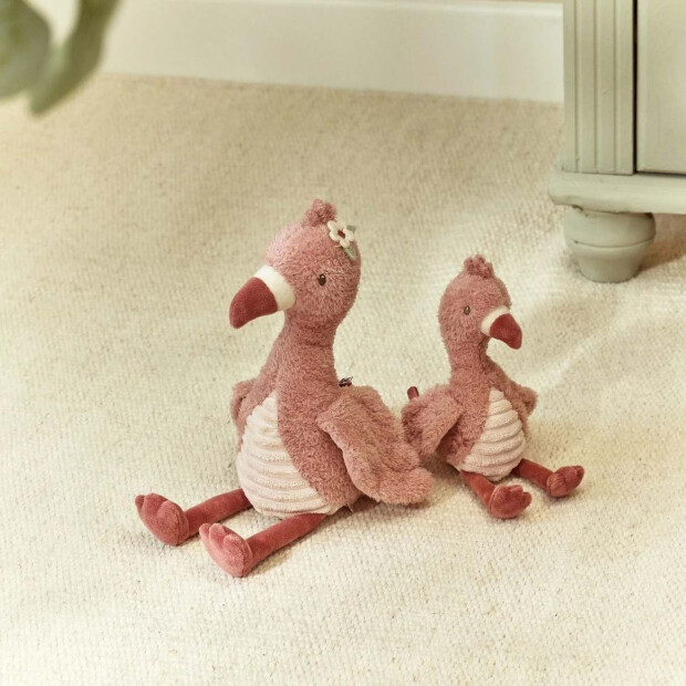 Little Dutch Kuscheltier Flamingo Flora Rosa - Safari Friends 35 cm