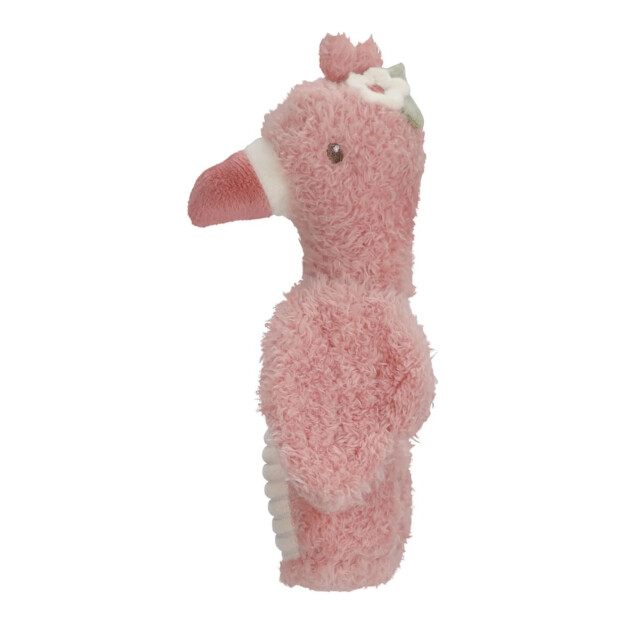 Little Dutch Quetschrassel Flamingo Flora Rosa - Safari Friends