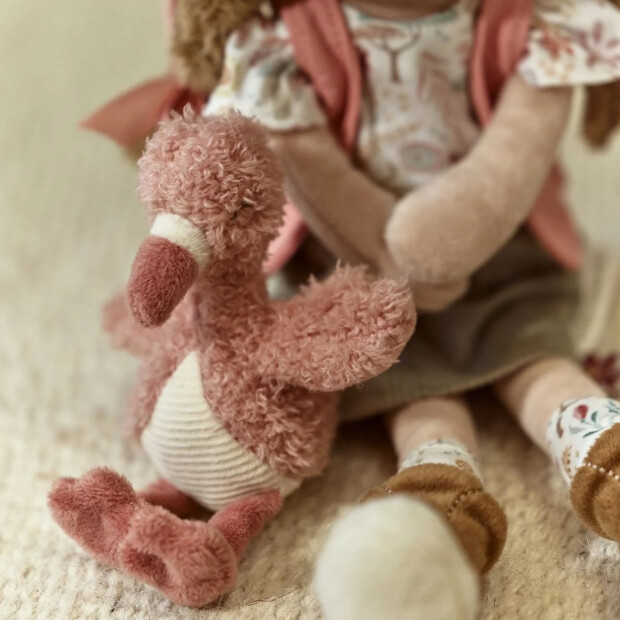Little Dutch Stoff Kuschelpuppe Ranger Rosa - Safari Friends 35cm
