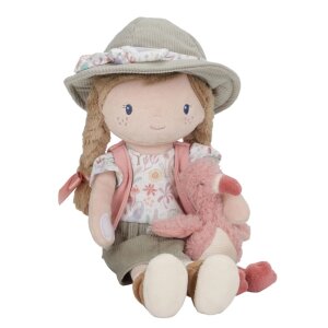 Little Dutch Stoff Kuschelpuppe Ranger Rosa - Safari...