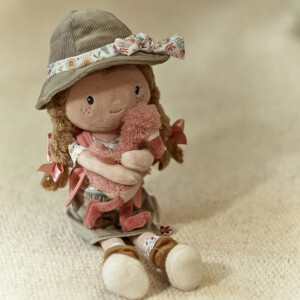 Little Dutch Stoff Kuschelpuppe Ranger Rosa - Safari...