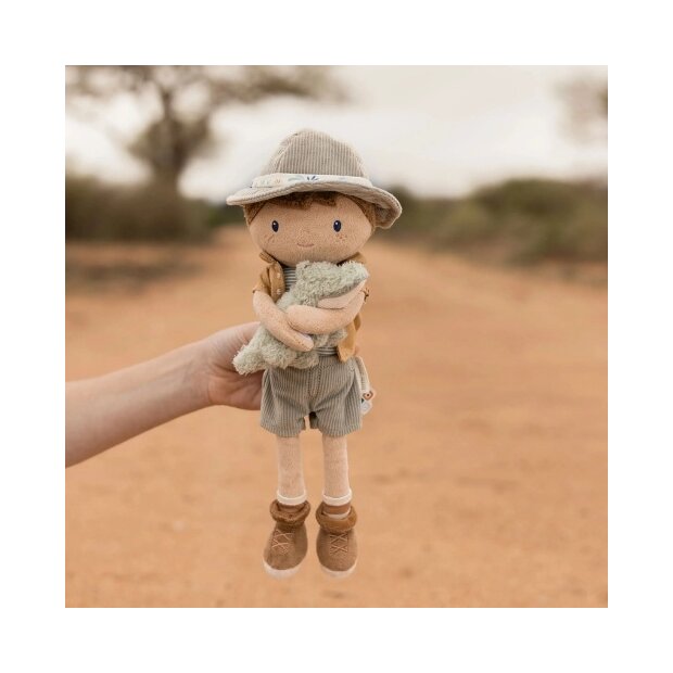 Little Dutch Stoff Kuschelpuppe Ranger Jim - Safari Friends 35cm