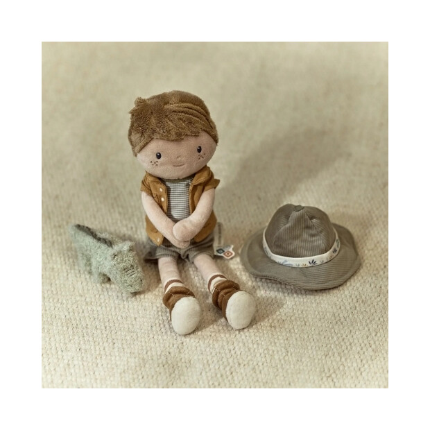 Little Dutch Stoff Kuschelpuppe Ranger Jim - Safari Friends 35cm