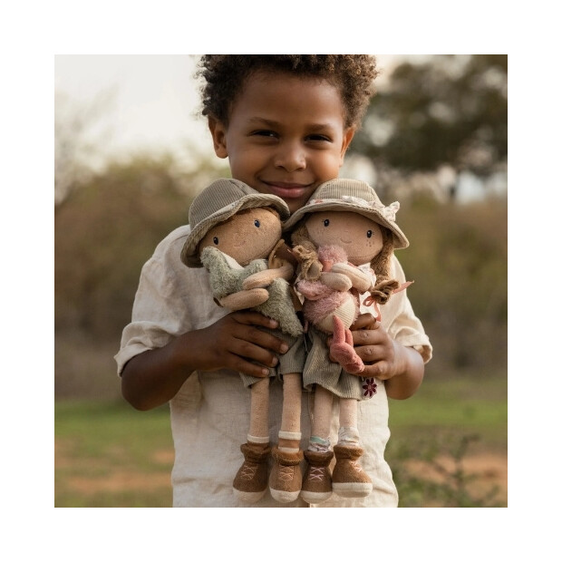 Little Dutch Stoff Kuschelpuppe Ranger Jim - Safari Friends 35cm