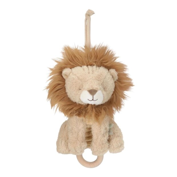 Little Dutch Stoff Spieluhr schlafender Löwe Lou - Safari Friends