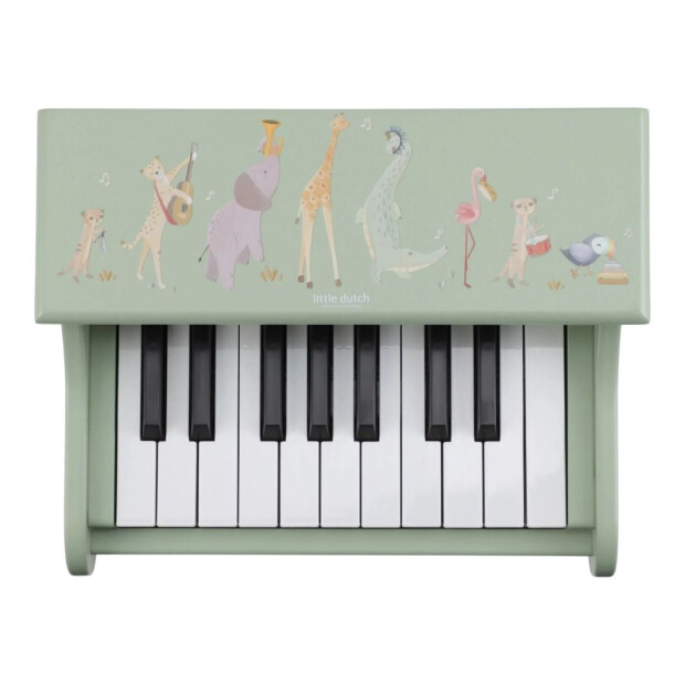 Little Dutch Holz Klavier - Safari Friends grün