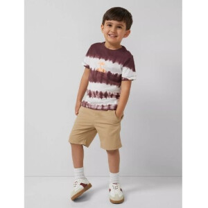 S.Oliver T-Shirt mit Batik-Effekt und Print