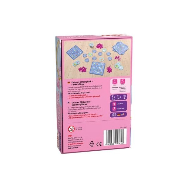 HABA Spiel - Einhorn Glitzerglück – Funkel-Bingo 3+