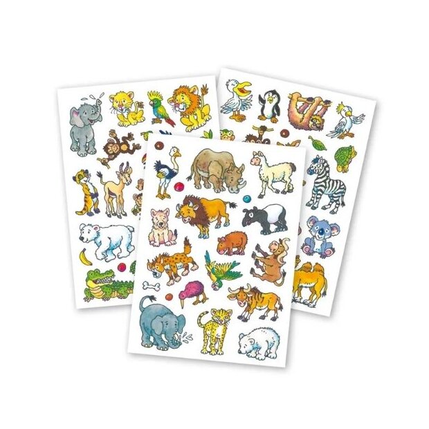 Lutz Mauder 63 Kindertattoos Tattooset A6 - Wildtiere