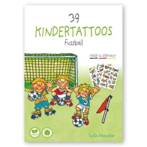 Lutz Mauder 39 Kindertattoos Tattooset A6 - Fußball