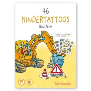 Lutz Mauder 46 Kindertattoos Tattooset A6 - Baustelle