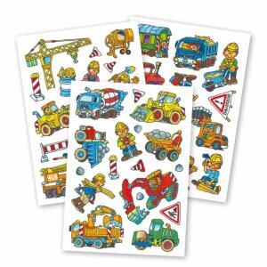 Lutz Mauder 46 Kindertattoos Tattooset A6 - Baustelle