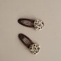 cosy roots Hair Clips - Leo Hearts - Pack of 2
