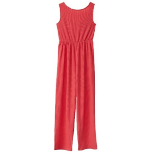 S.Oliver Strukturierter Jumpsuit mit Cut Out rot