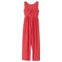 S.Oliver Strukturierter Jumpsuit mit Cut Out rot