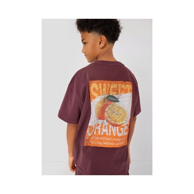 S.Oliver Oversize T-Shirt mit Front- und Rückenprint