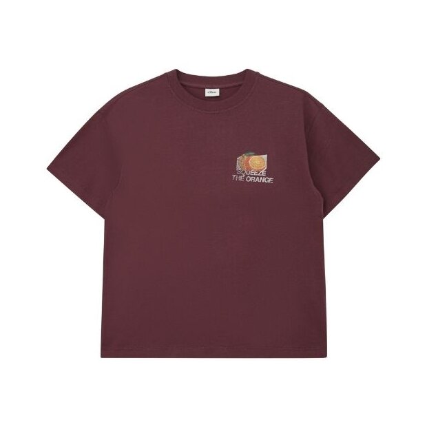 S.Oliver Oversize T-Shirt mit Front- und Rückenprint