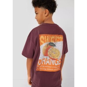 S.Oliver Oversize T-Shirt mit Front- und Rückenprint