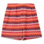 S.Oliver Wide Leg-Shorts mit Struktur orange rot