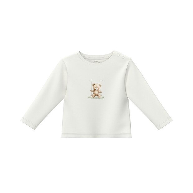S.Oliver Langarm Shirt Teddy weiß
