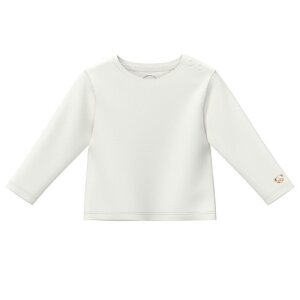 S.Oliver Langarm Shirt kleiner Teddy weiß