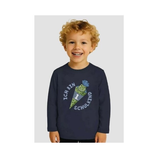 S.Oliver Pailletten Shirt Schultüte Schulkind Dino