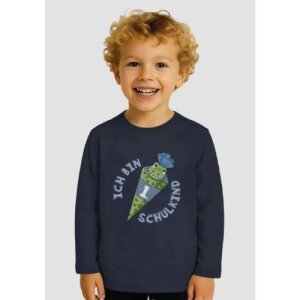 S.Oliver Pailletten Shirt Schultüte Schulkind Dino
