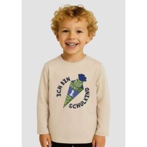 S.Oliver Pailletten Shirt Schultüte Schulkind Dino...
