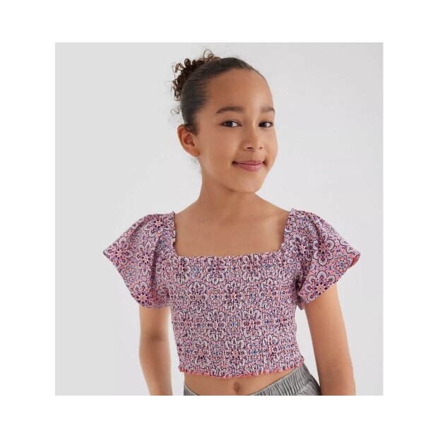S.Oliver Off-Shoulder-Top mit Smok-Detail