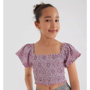 S.Oliver Off-Shoulder-Top mit Smok-Detail