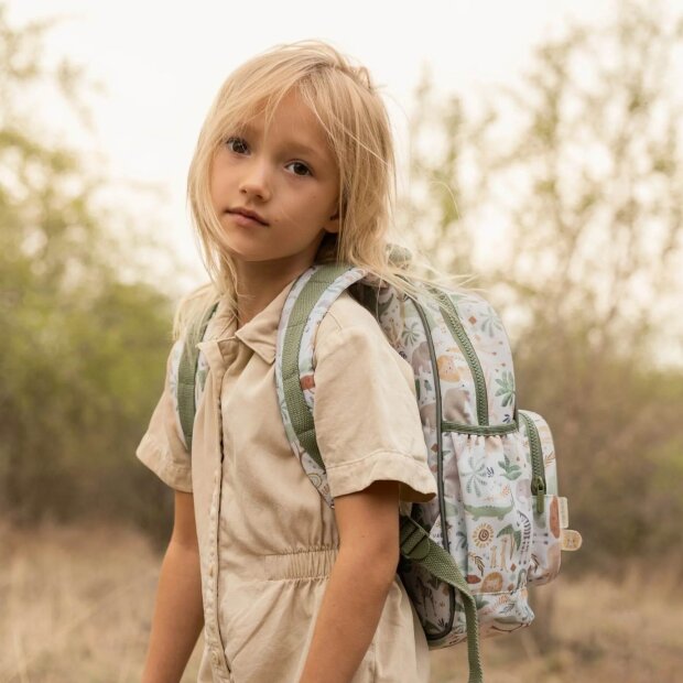 Little Dutch Rucksack - Safari Friends 35cm
