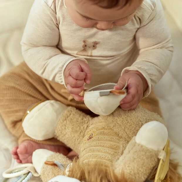 Little Dutch Stoff Activity Kuscheltier Löwe Lou - Safari Friends
