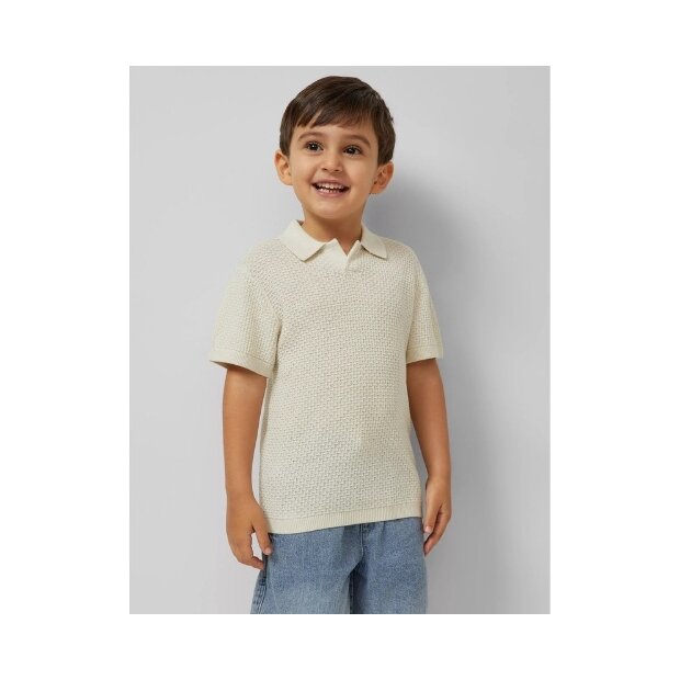 S.Oliver Leichtes Strickpolo beige