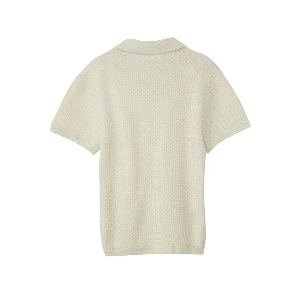 S.Oliver Leichtes Strickpolo beige