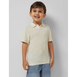 S.Oliver Leichtes Strickpolo beige
