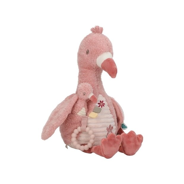Little Dutch Stoff Activity Kuscheltier Flamingo Flora - Safari Friends