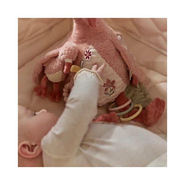 Little Dutch Stoff Activity Kuscheltier Flamingo Flora - Safari Friends