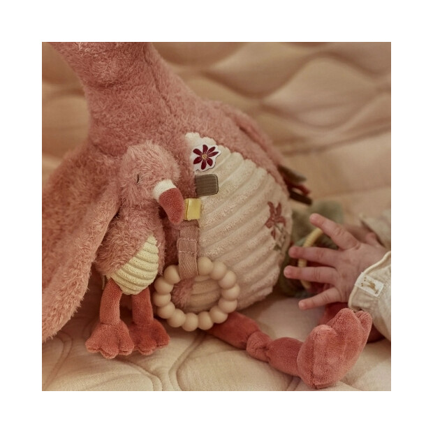 Little Dutch Stoff Activity Kuscheltier Flamingo Flora - Safari Friends