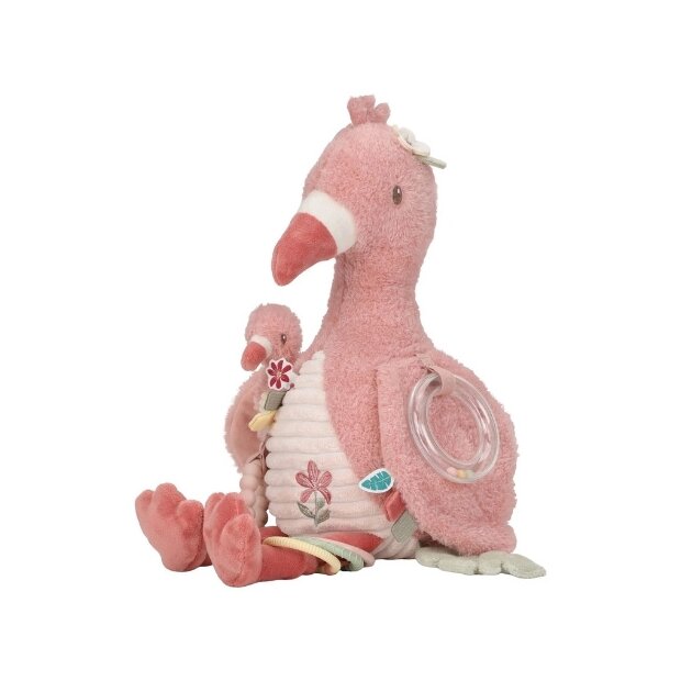 Little Dutch Stoff Activity Kuscheltier Flamingo Flora - Safari Friends