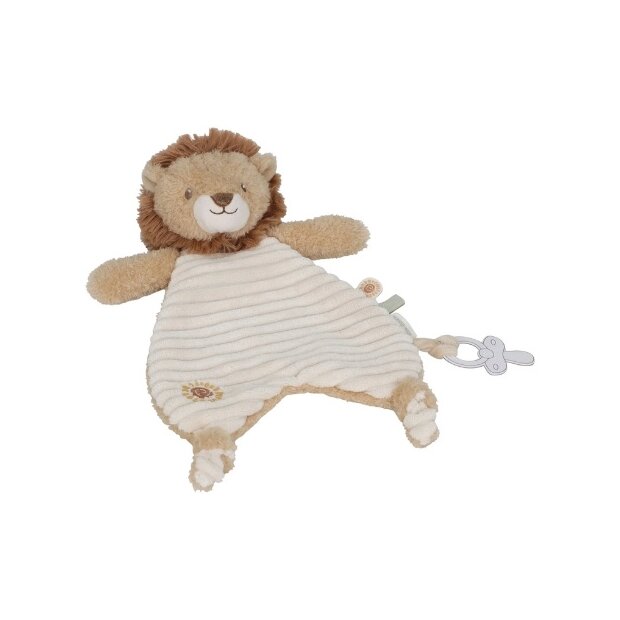 Little Dutch weiches Stoff Kuscheltuch - Safari Friends Löwe Lou