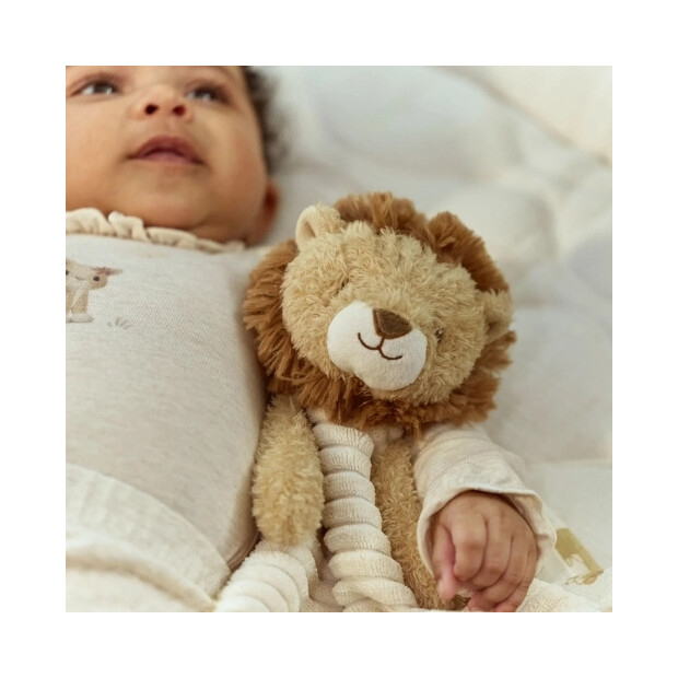 Little Dutch weiches Stoff Kuscheltuch - Safari Friends Löwe Lou