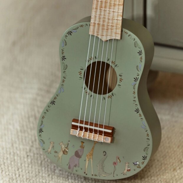 Little Dutch Holz Gitarre grün - Safari Friends