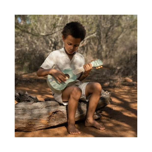 Little Dutch Holz Gitarre grün - Safari Friends