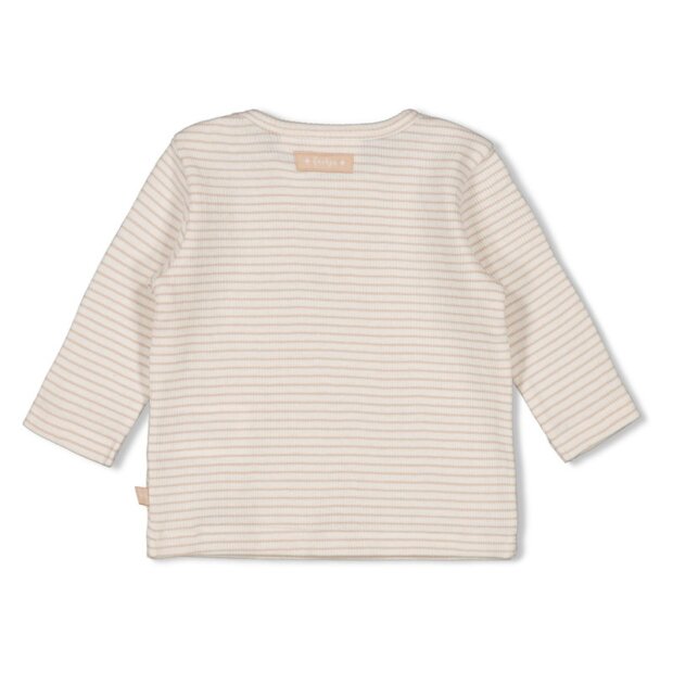 Feetje Gerippte Longsleeve Ringel - Honey Bear