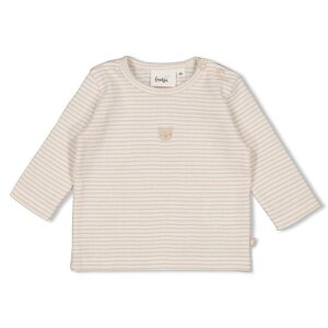 Feetje Gerippte Longsleeve Ringel - Honey Bear